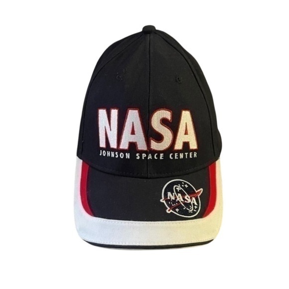 NASA Johnson Space Center Hat • 5 Panel Cloth Adjustable Back Strap - Picture 1 of 7